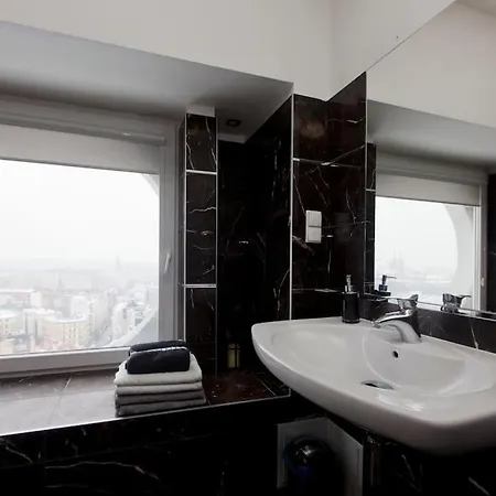 100m2 Penthouse On Of The 1000mb/s, Airc. 公寓 弗罗茨瓦夫